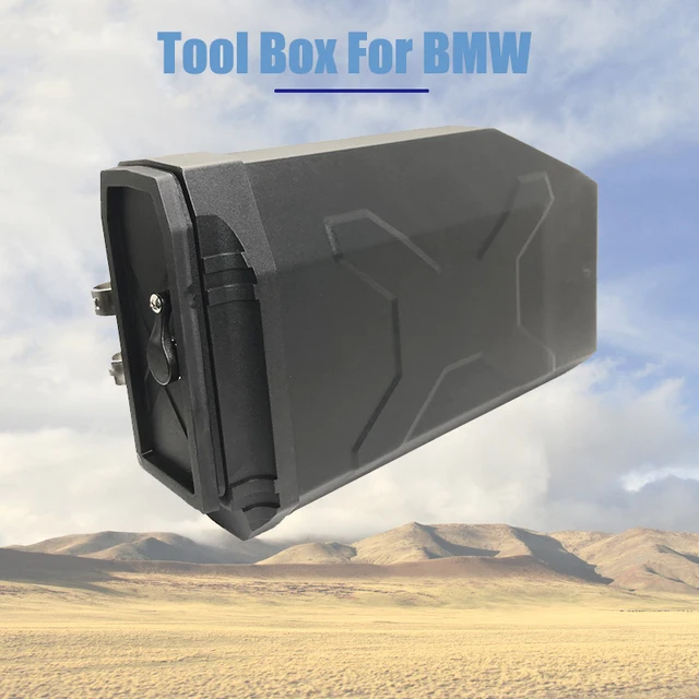 Boîte à outils décorative en plastique pour BMW R1200GS R1200 R 1200 GS Adventure LC R1250GS ADV GSA, boîte à outils de 5 litres avec support latéral gauche 