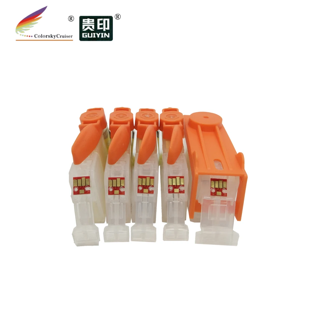 (RCC125) Заправляемый картридж для чернил Canon PGI125 CLI126 pgi 125 PIXMA iP4810 ip4910 MG5210 MG6510 iX6550 MX885|ink