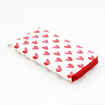 

Women Printing Wallets PU Leather Zipper Design Phone Bag Zipper Clutch Card Slots Coin Purse Female Wallets Ladies Card Holder