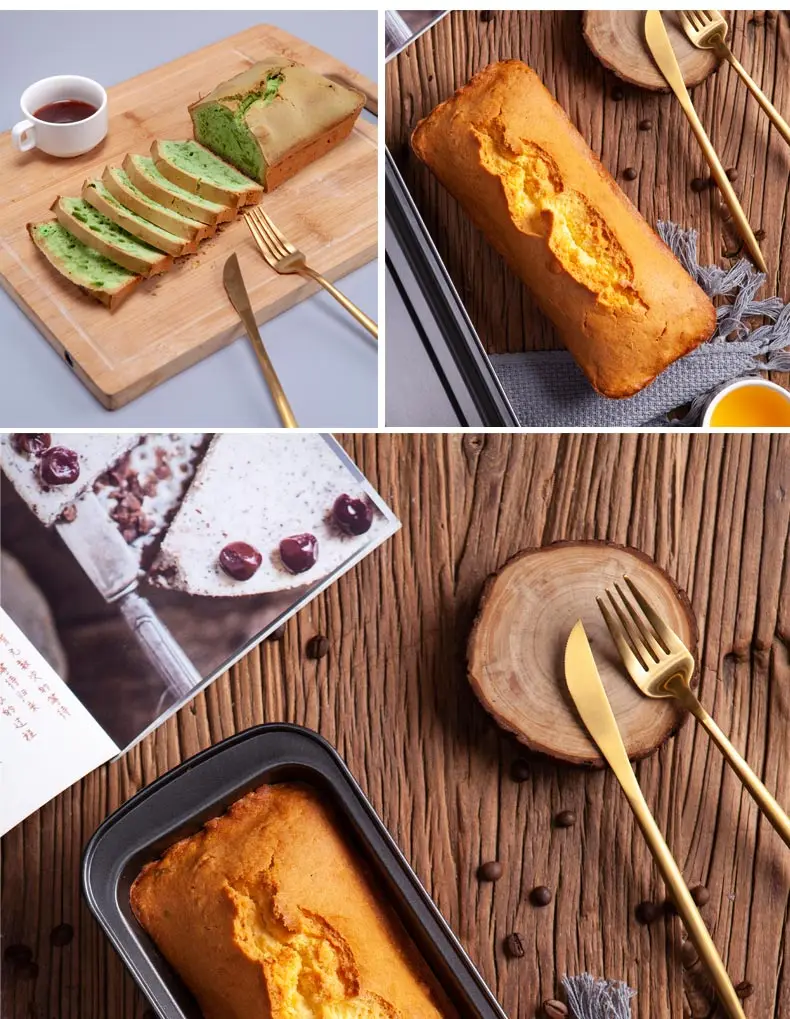 Cake Mould Rectangular Carbon Steel Bread Mould Toast Box Bread Baking Plate without Cover and Non-stick Toast Plate cake mold