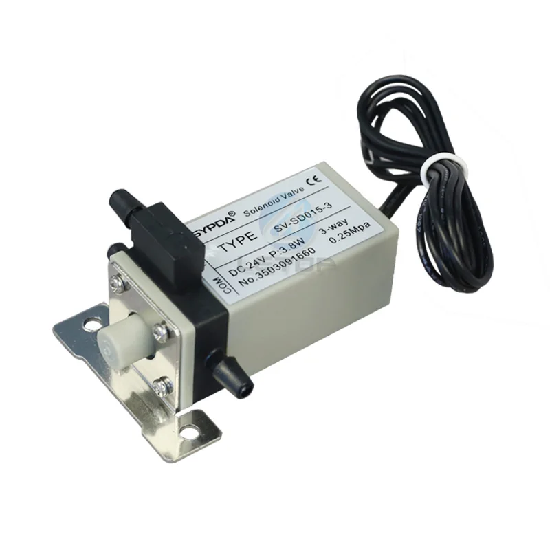 

LETOP 24V DC UV Inkjet Machine 3-way Solenoid Valve For Gongzheng Lepoard Flora Longrun Solvent Valve 3.8W