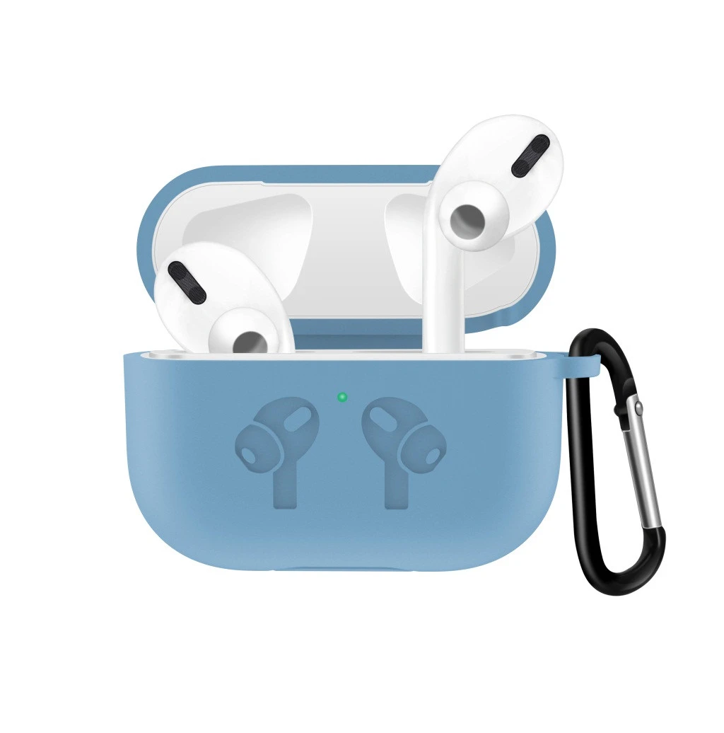 Ультратонкий силиконовый чехол для AirPods Pro с беспроводной зарядкой, силиконовый защитный чехол, bluetooth-гарнитура, противоударный чехол
