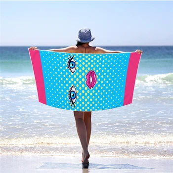 

Soft Beach Towels Microfiber Wall Hanging Tapestry For Adults Swim Quickly Dry Bath Towel Rectangle Beach Towel Sunglass Pattern