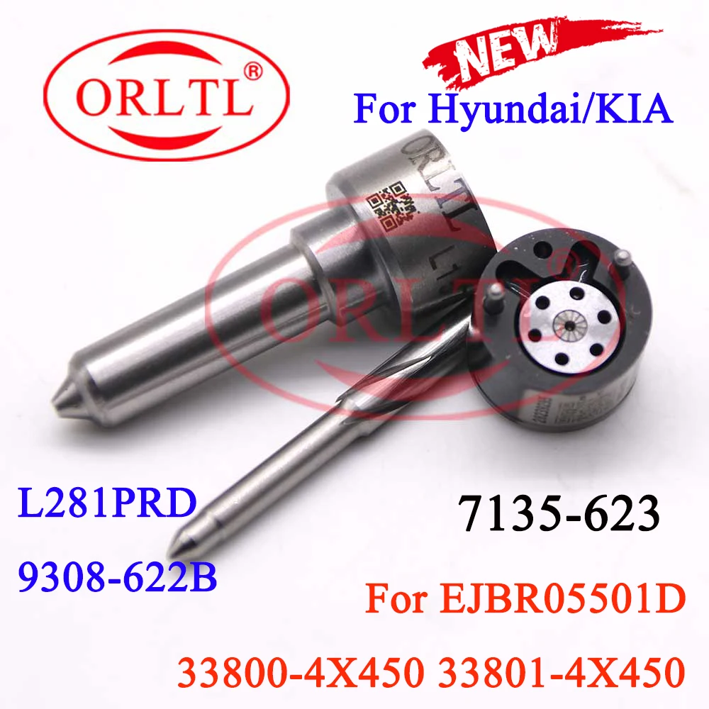 Комплект для ремонта дизельного инжектора ORLTL 7135-623 L281PBD ( L281PRD + 9308-622B) EJBR05501D 33800-4X450
