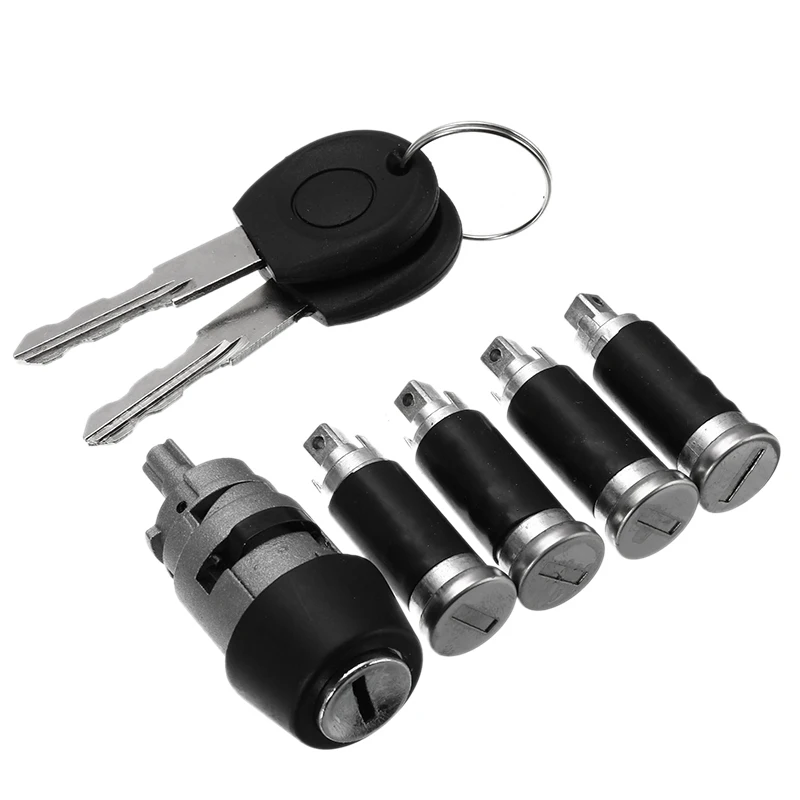 7Pcs/Set Ignition Starter Switch Lock Barrel with 2 Keys 701837205 for VW T4 Caravelle MK IV 1990-2003 Transporter | Автомобили и