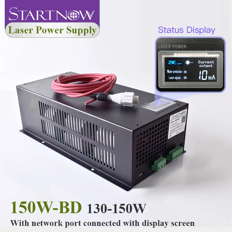 Startnow 150 Вт bd CO2 130 лазерный источник питания 220 с дисплеем Фотоэлементы 110 В в для