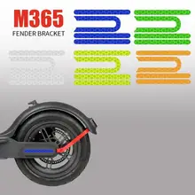 Roue de vélo autocollant réfléchissant pour Xiaomi Mija M365 Scooter électrique Balance multicolore vélo accessoires couverture coquille pièces(China)