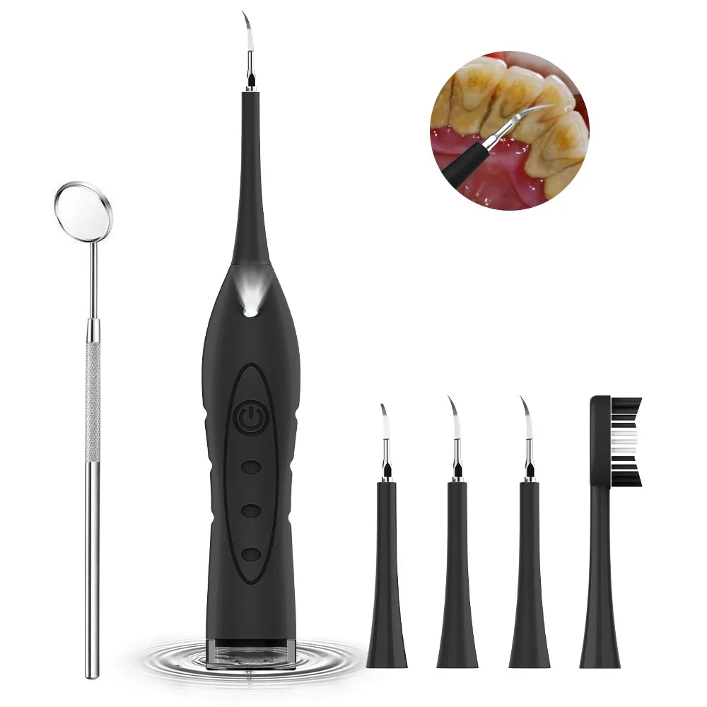Electric Sonic Dental Scaler Tooth Calculus Remover Tooth Stains Tartar Tool Dentist Whiten Teeth Electric Toothbrush teeth logo usb neon sign tooth led neon light dentist s office wall window decor welcoming sign