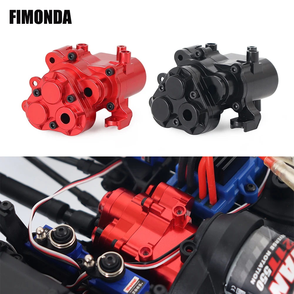 Details about   For Traxxas TRX-4 1/10 RC Climbing Car Aluminum Alloy Center Gearbox Shell Cover 