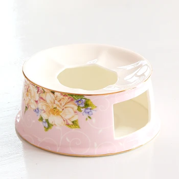 

EUROPEAN BONE CHINA COFFEE WARE ACCESSORY TEA FIRE STOVE CERAMIC AFTERNOON WARM TEA HEATER