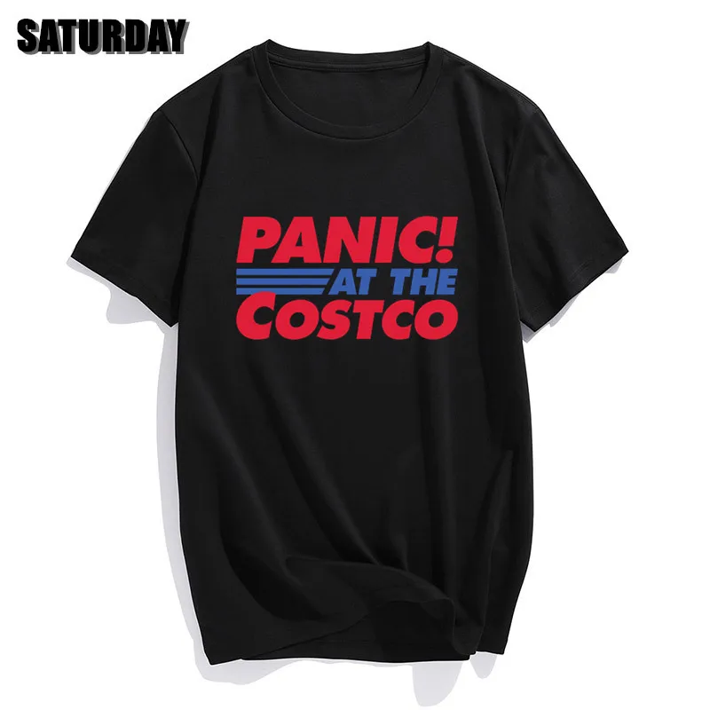 Мужская забавная футболка с паникой на коже лето 2020 повседневные хлопковые