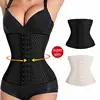 Corset en Latex pour femmes, ceinture d'entraînement, sous-buste, Slim, respirant, solide, grande taille XXL ► Photo 2/6