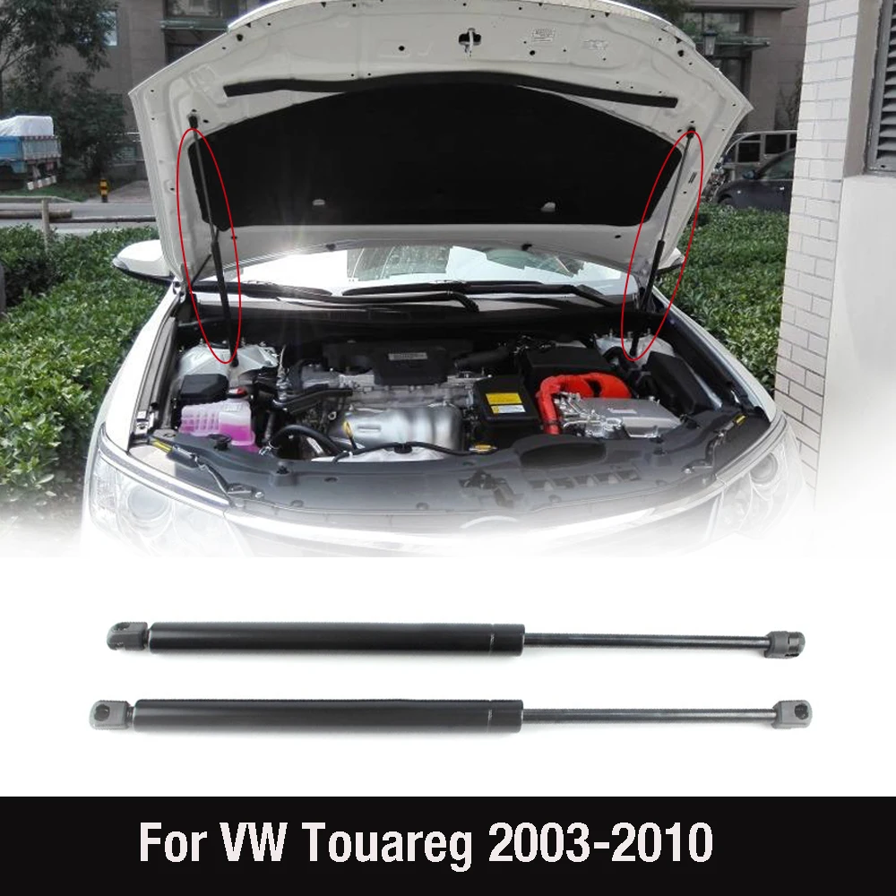 

Front Hood Lift Supports For VW Touareg 2004 2005 2006 2007 2008 2009 2010 Strut Gas Spring Rod Shock Engine Hood Arm Rod Damper