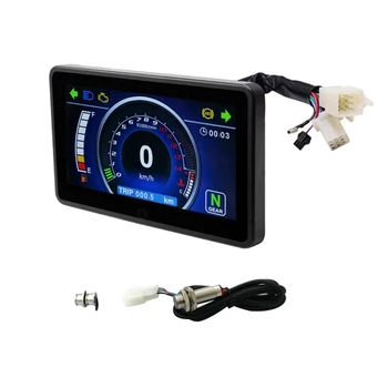 

DC12V LCD Speedometer Odometer For Most Motorcycles, 0-10000rpm