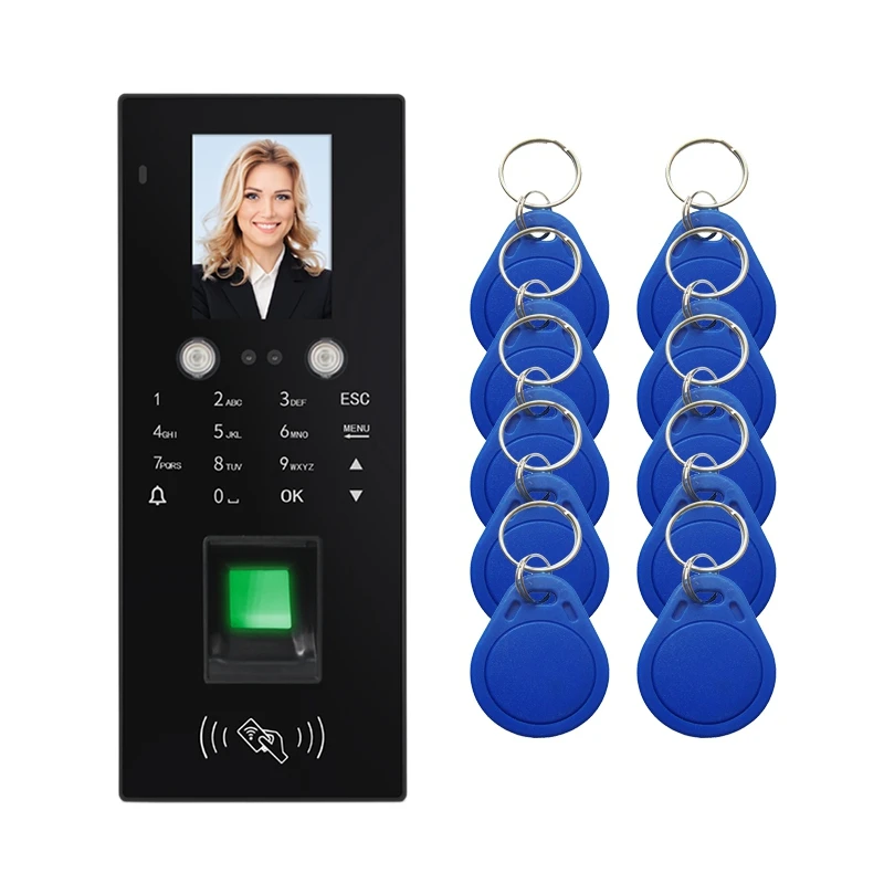 

Hot MR20 RFID Face Fingerprint Password Attendance Access Control Machine