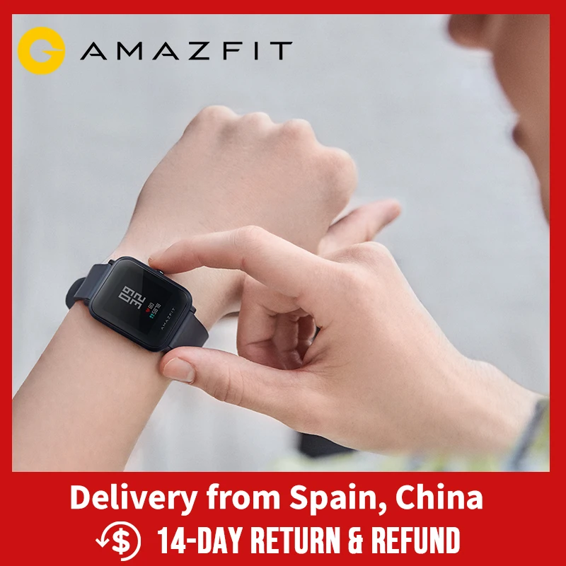 

Amazfit Bip Lite Smartwatch 45-Day Battery Life 3ATM Water-resistance Activity Smartphone Apps Notifications for Android iOS