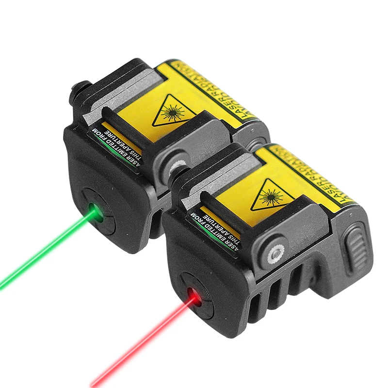 Compact USB Rechargeable Green Laser Pointer Sight for Self Defense Weapons Pistola Airsoft with 20mm Picatinny Rail Colt 1911