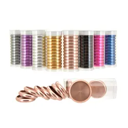 Anneaux de liaison pour disques en aluminium 11 pièces/boîte, boucle métallique, trou en forme de champignon, accessoires pour Notebook Journal agenda 