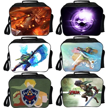 

The Legend of Zelda Lunch Bags Link Men Women Boys Girls Functional Fresh Ice Pack Children New Portable Lunch Box