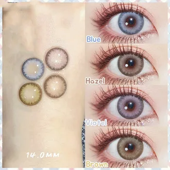 

Contacts Lenses With Color For Eyes Dia 14mm Beauty Small Pupil Cosplay Halloween Professional Artist Lentes Makeup Natrual Look