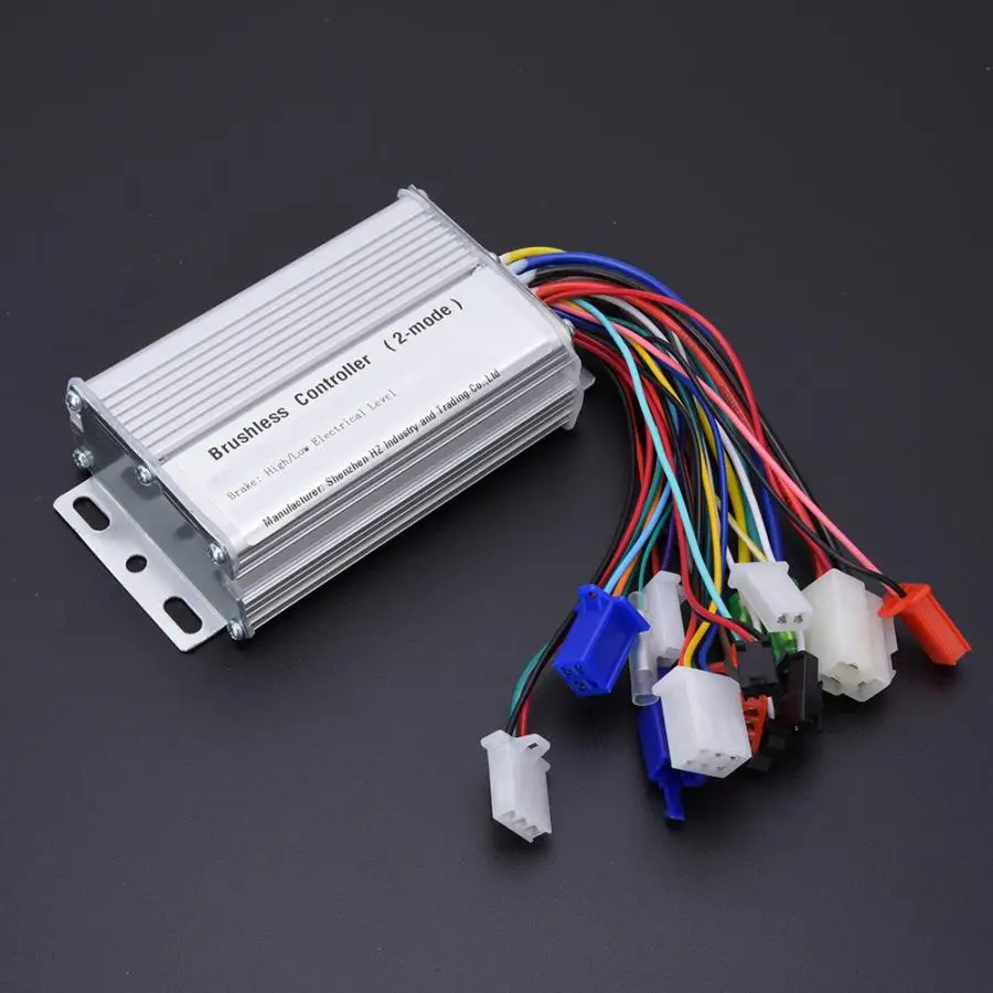 24 V/36 V/48 V 350W мотор контроллер 6 трубка двойной режим 12-20A Электрический велосипед бесщеточный контроллер для е-байка контроллер скутера