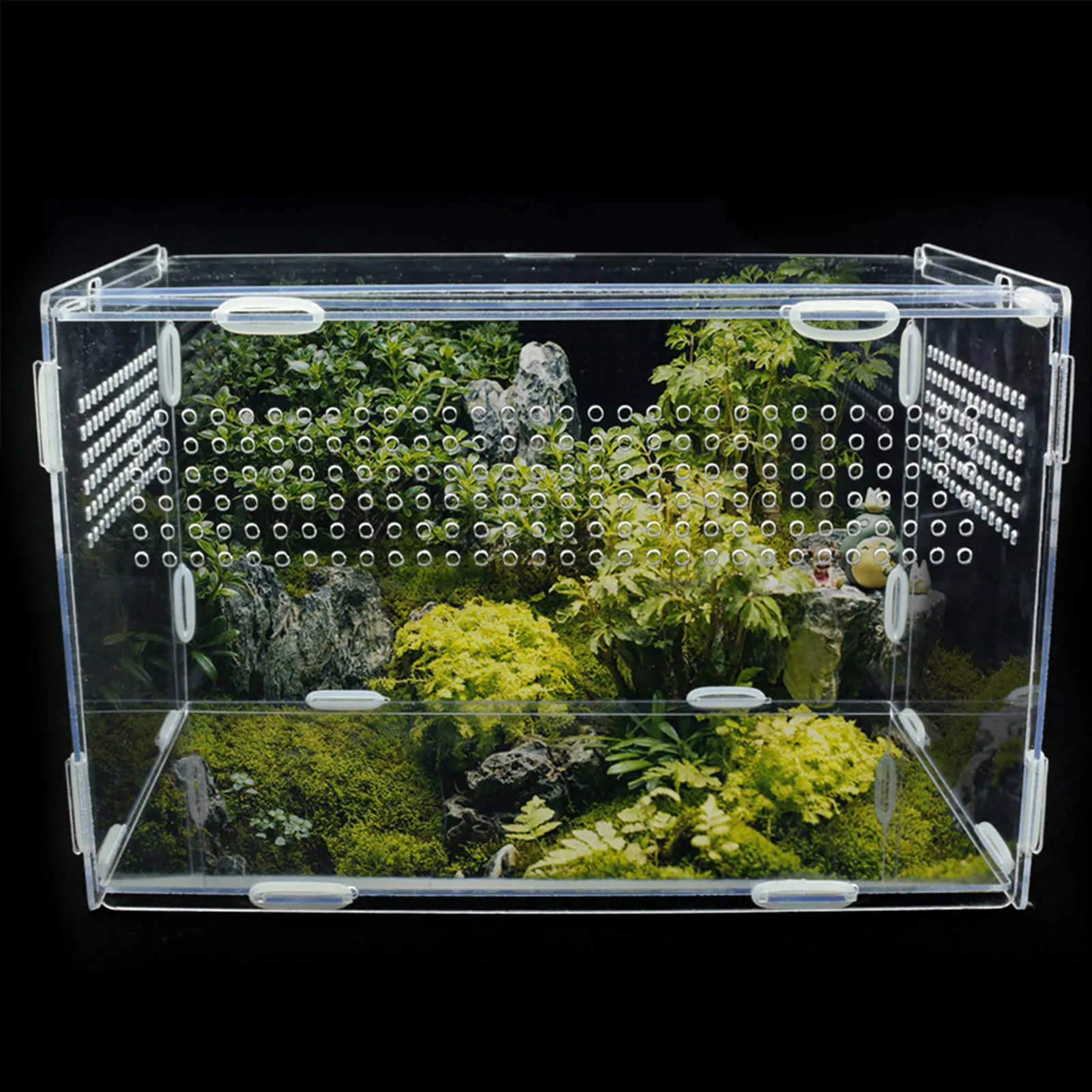 Large Acrylic Terrarium Reptile Box Durable Transparent Pet Supplies for Cold Blooded Animals Reptile Pet Insect Home Welcoming aquarium tank vivarium box