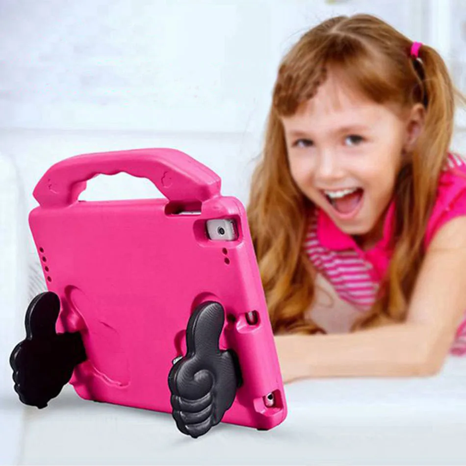 For ipad case hand-held Shock Proof EVA full body cover Handle stand case for kids for iPad air 2 pro 9.7 iPad Case