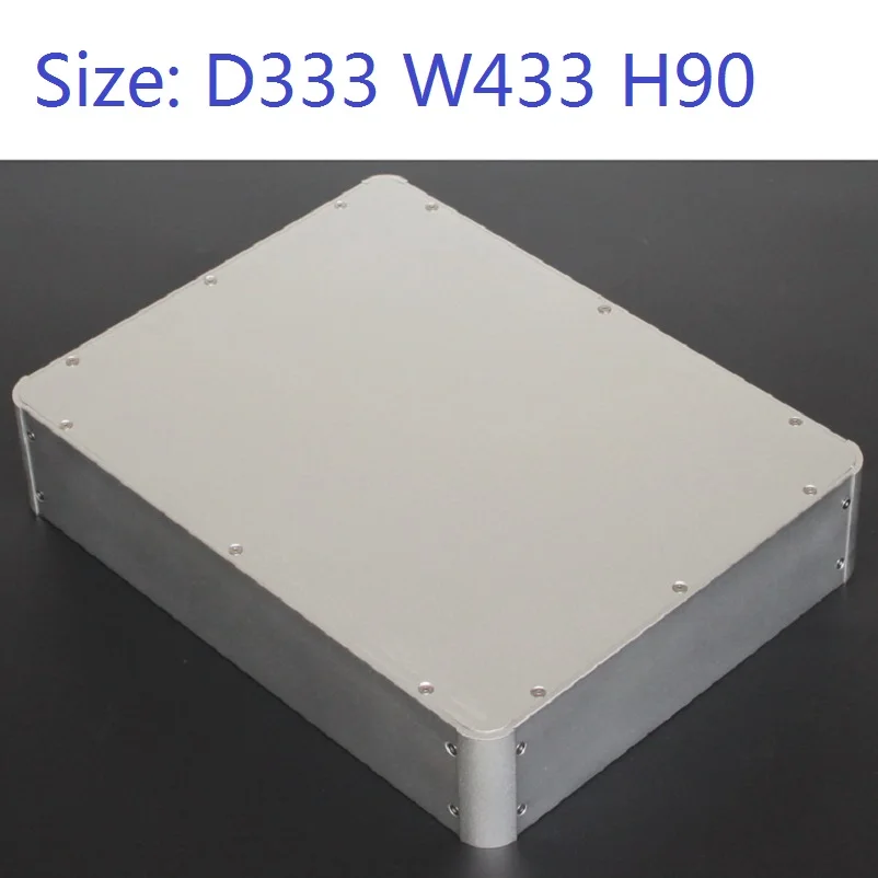 Размер: D333 W433 H90 DAC усилитель корпус алюминиевый источник питания DIY WA40 все