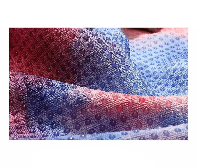 Одеяло для йоги с принтом Tie-dye, силиконовое нескользящее уплотненное Впитывающее пот полотенце для йоги