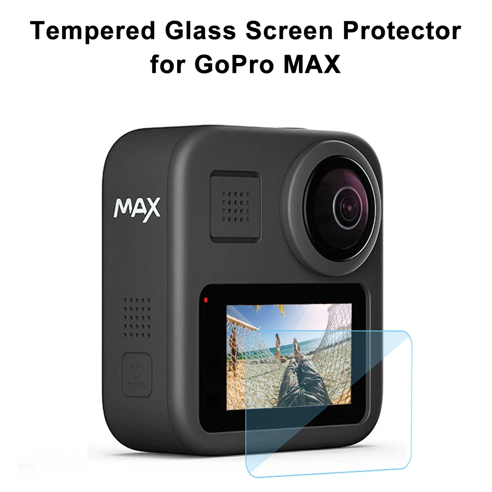 9H Tempered Glass Screen Protector for GoPro - Set of 2