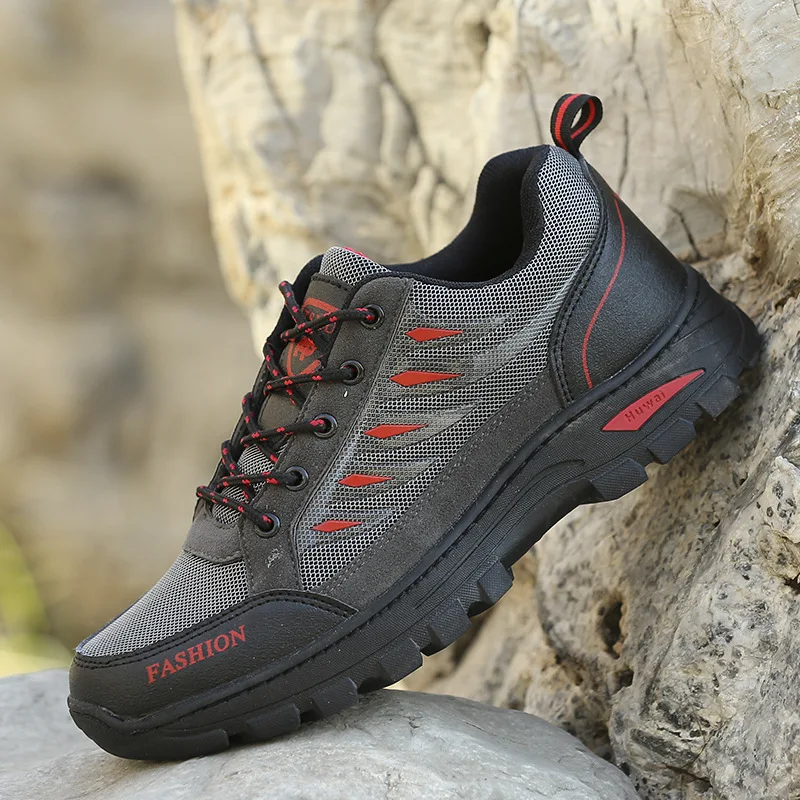 

2019 Anti-smashing Anti-piercing Solid Bottom Breathable Site Safety Labor Insurance Shoes Casual Shoes Men Hinking Designer