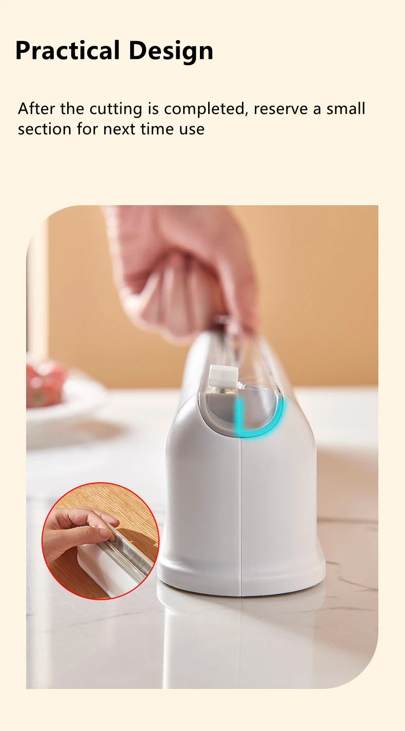 Xiaomi Cling Film Cutting Box Wall-mounted Suction Cup description image 5