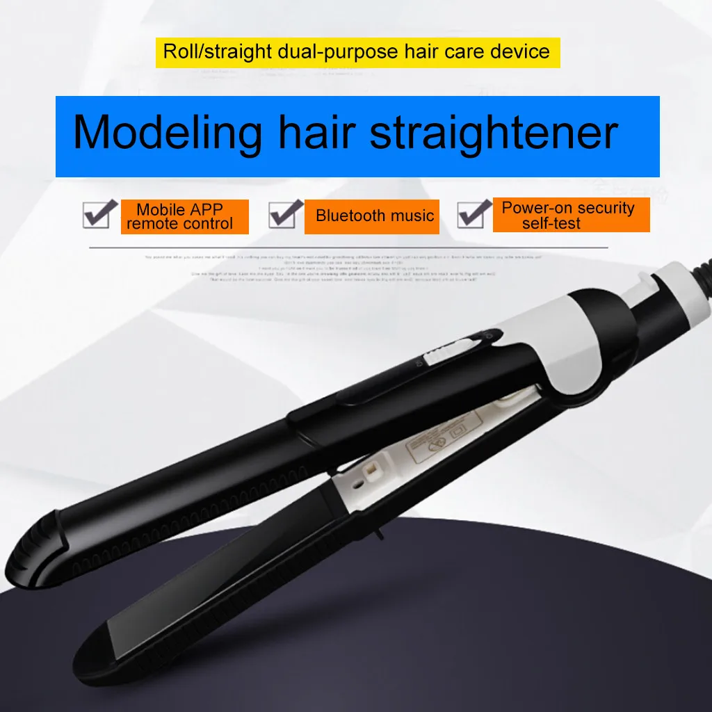 Hair Straightener Ceramic Tourmaline Ionic Flat Iron Hair Straightener For Women Widen panel Dry and wet dual use Straightener