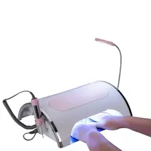 EU US 4 в 1 многофункциональная электрическая дрель для ногтей, сверлильная машина, пылесборник на присоске, Сушилка для ногтей, лампа, инструмент для полировки