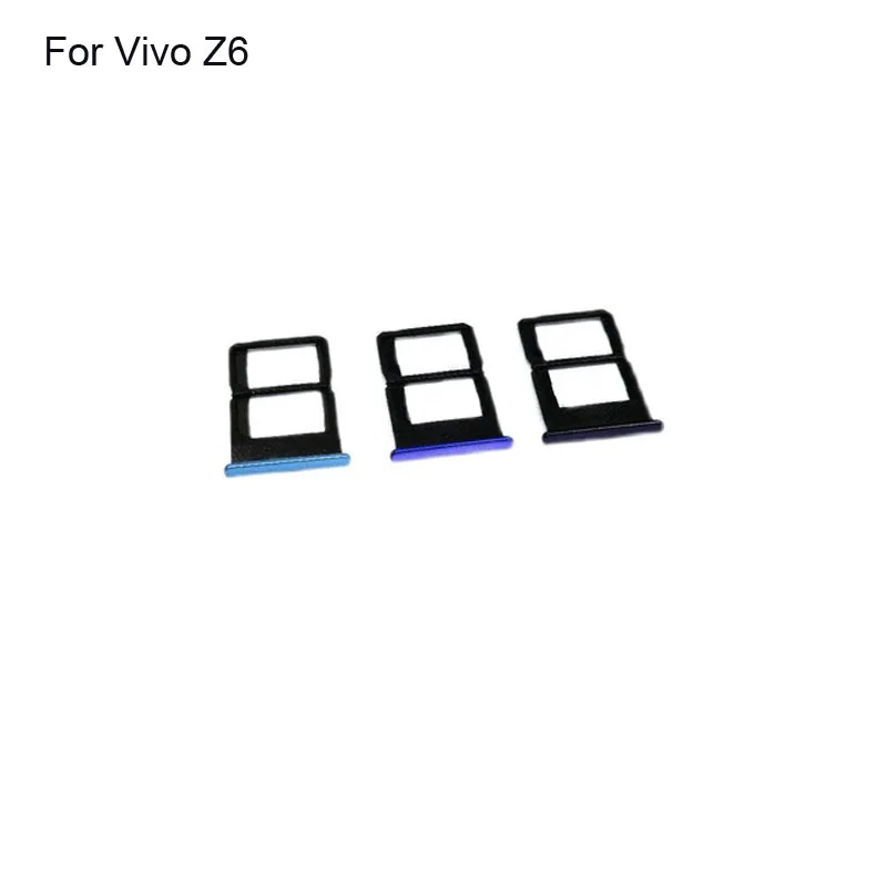 

1 шт. для Vivo Z6, протестированный, хороший Sim-карман, слот для карты Vivo Z, 6 Sim-карт, детали для замены, VivoZ6
