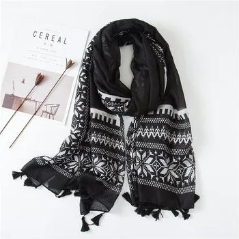 

Luxury Brand Spring Summer Cotton Linen Scarf Women Thin Silk Scarf Long Sunscreen Shawl scarves poncho pashmina chiffon hijab