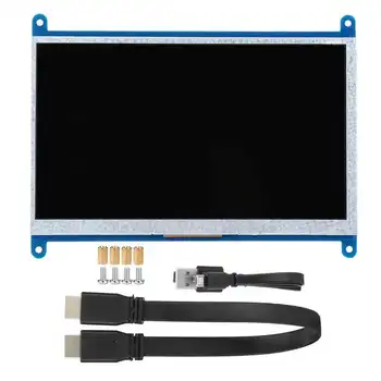

Display Screen for Raspberry Pi HDMI 1024 x 600 7 inch Backlight Switch USB Power Supply New
