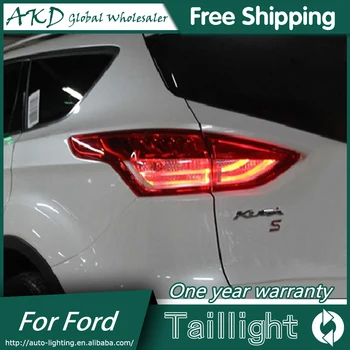 

AKD Car Styling for Ford Kuga Tail Lights 2013-2016 New Focus Sedan LED Tail Light Rear Lamp DRL+Brake+Park+Signal