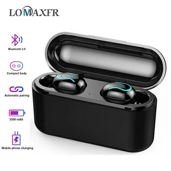 

Bluetooth Headphones Wireless Sport Earphones In Ear Mini Stereo Headphone Bluetooth 5.0 Waterproof Headset For Phones PK Q32
