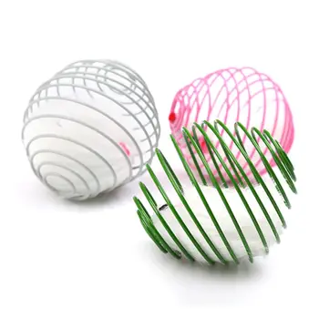 

Interactive Wide Colorful Cat Coil Spiral Spring Ball Toys with Plush Mice in for Cats Kittens Swatting Biting Active