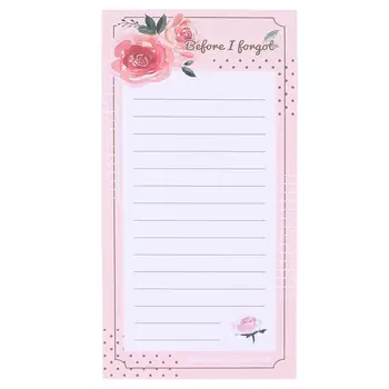 

1 Set/50Pcs Magnetic Sticky Notebook Message Notes Refrigerator Message Stickers