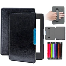 Магнитный смарт-чехол для amazon kindle paperwhite 3/2/1 2012 2013 версии Искусственная кожа принципиально ручной держатель чехол+ подарок