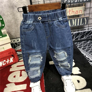 

2 3 4 5 6 Y Boys Jeans Korean Fashion Patch Denim Pants Spring Autumn Trousers Toddler Kids Jeans For Boy High Quality Boy Pants