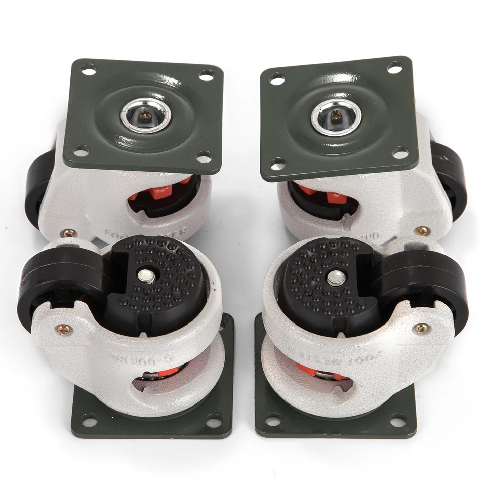 Set 4 Ruote Girevoli VEVOR Regolabili - Portata 1000kg - Per Mobili E Banchi Da Lavoro - Foto 13