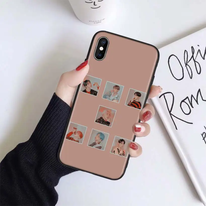 Jungkook Kpop чехол для Apple iphone 11 Pro XR XS Max X 7 8 6S Plus 5 5S SE Черный силиконовый чехол для телефона - Цвет: BS019-5