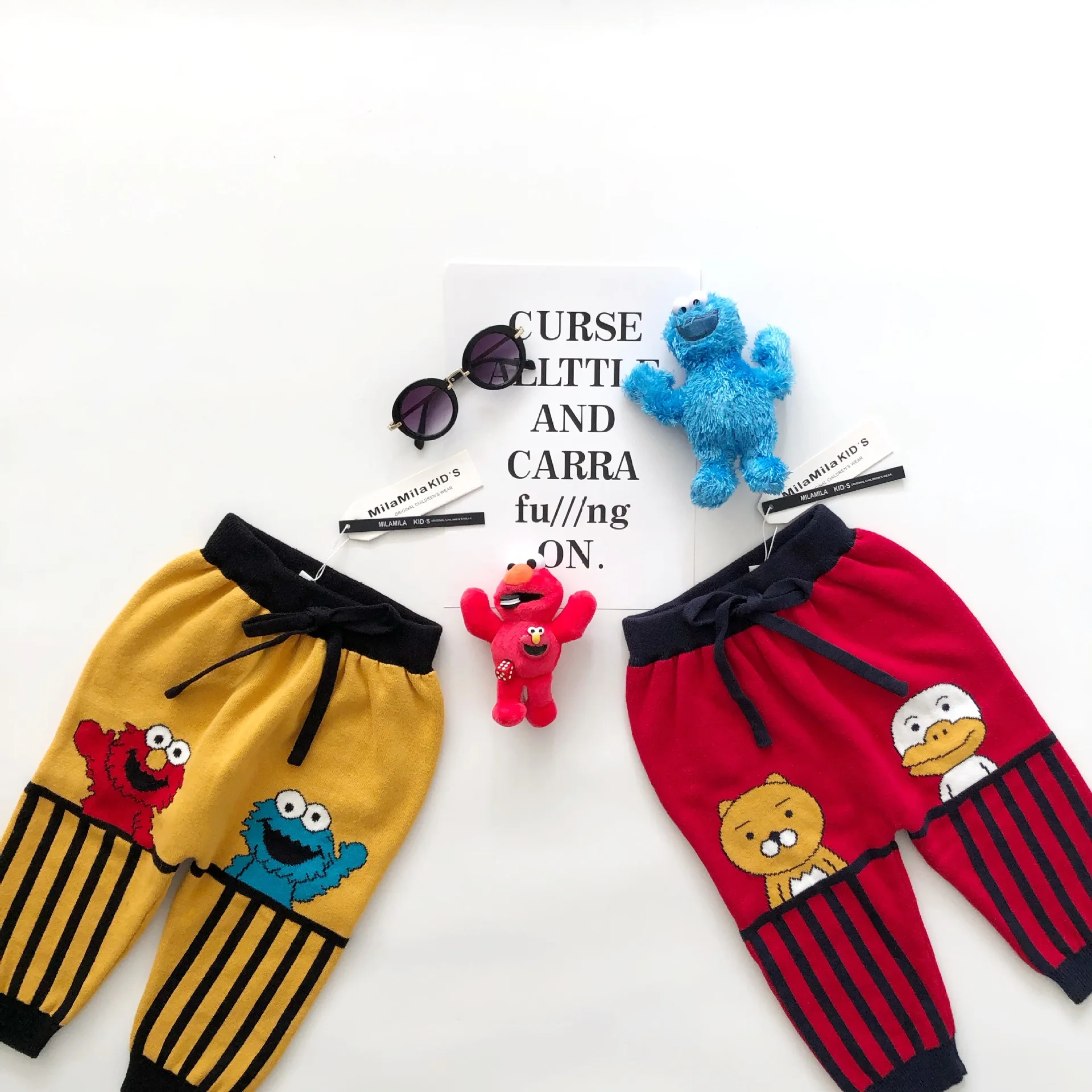 Tonytaobaby/осенне-зимняя одежда; Новая детская одежда; милые повседневные трикотажные шерстяные брюки для мальчиков и девочек