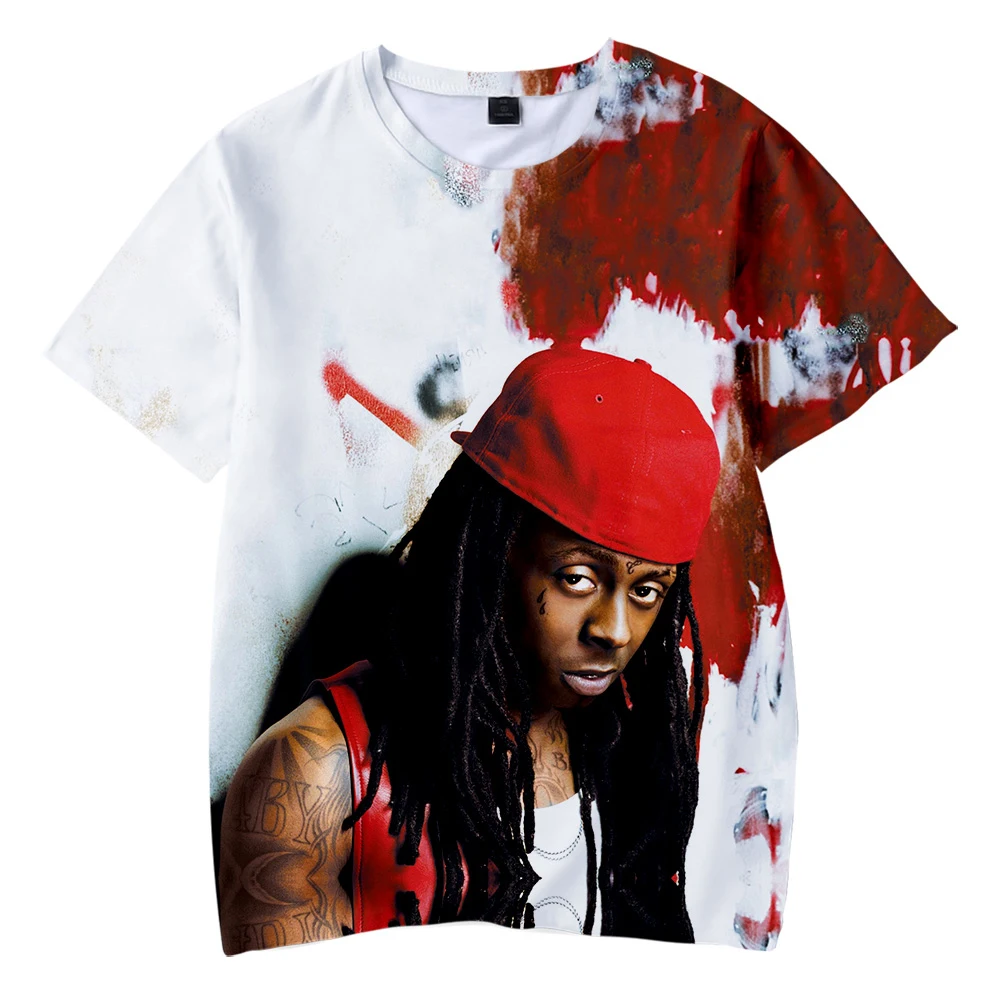 F.T Hip Hop Hot Boys Rapper Lil Wayne Dwayne Michael Carter Jr. 3D Children's Wear Boy/girl Kids Short Sleeve T Shirt Clothes | Мужская