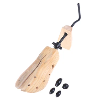 

1 Piece Shoe Stretcher Wooden Shoes Tree Shaper Rack,Wood Adjustable Flats Pumps Boots Expander Trees Size S/M Man Women