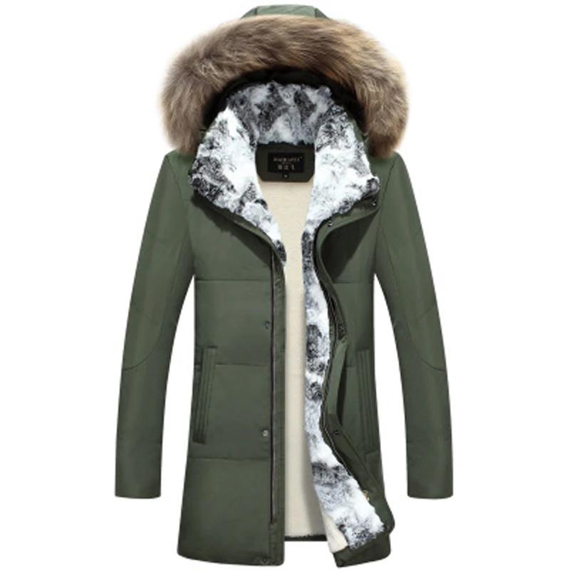 Хит, 5XL, белая куртка-пуховик на утином пуху,, Женское зимнее пальто с гусиным пером, длинная парка из меха енота, теплая куртка с кроличьим мехом размера плюс, верхняя одежда LH023