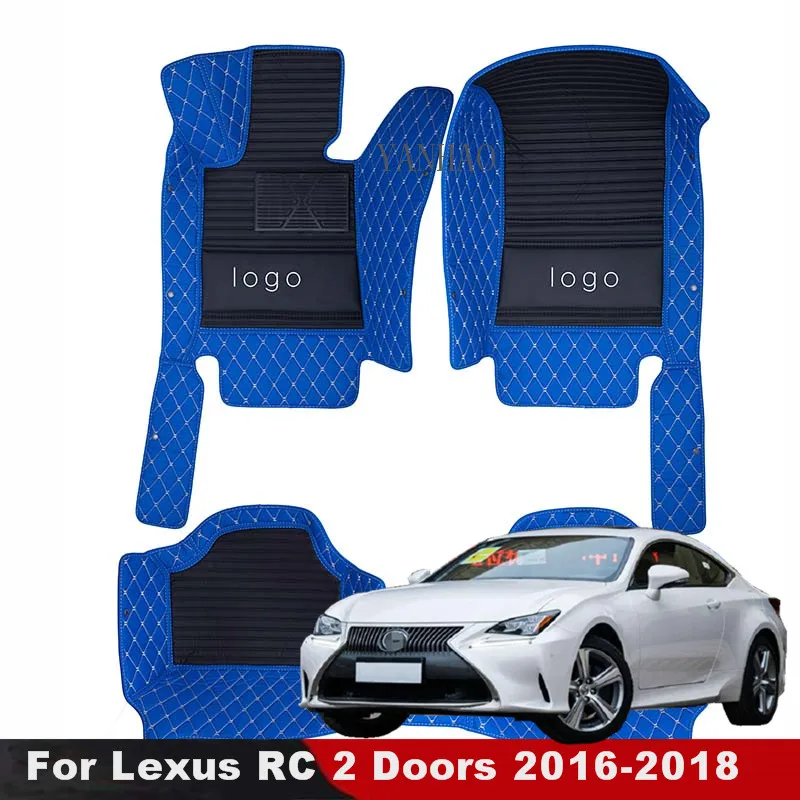 

Car Floor Mats For Lexus RC RC200t C300 C350 C300h 2 Doors 2016 2017 2018 Accessories Auto Styling Anti-dirty Carpet Car Mats